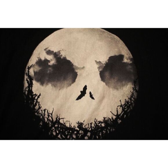 Nightmare Before Christmas Black Long Sleeve T-Shirt - Size Large - Picture 2 of 3